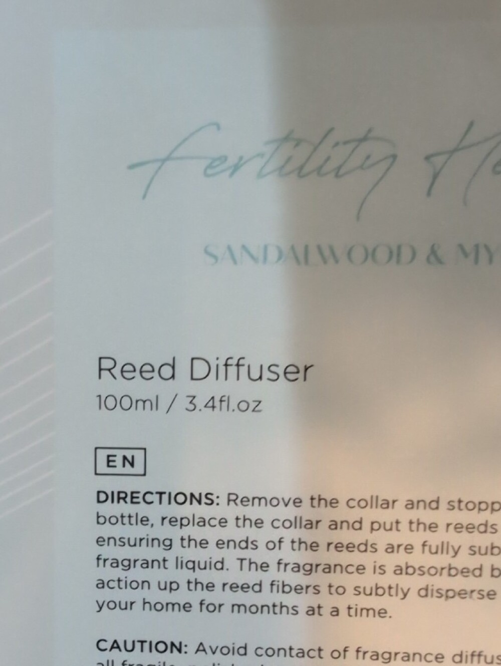 Purity Lab Reed Diffuser - Soft Clean Scent - New In Box - Picture 7 of 8